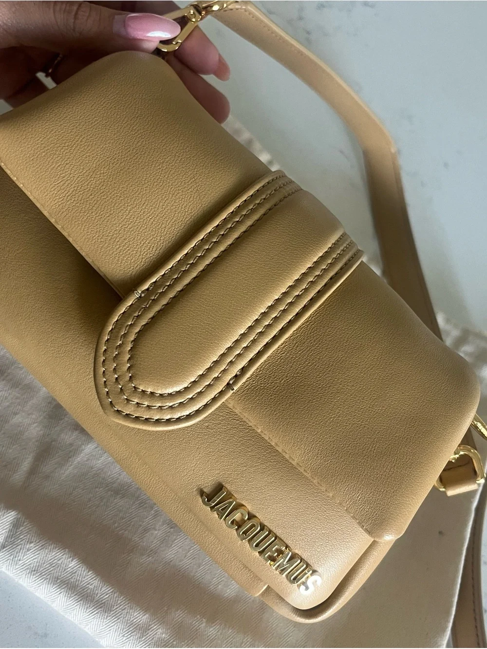 Jacquemus Tan Le Chouchou 'Le Petit Bambimou' Bag